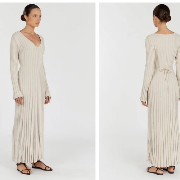 DISSH REIGN STONE SLEEVED KNIT MIDI DRESS - Picture 2 of 6